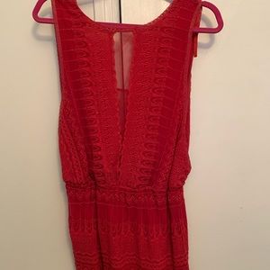 Free people red dress / tunic